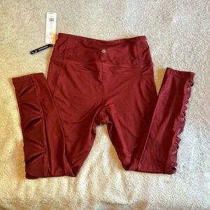 Nanette Lepore, high-rise 7/8 length leggings, Large. New with tags. Cut out